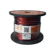 کابل اسپیکر شیشه‌ای 2 در 1 (CCA) 100متر