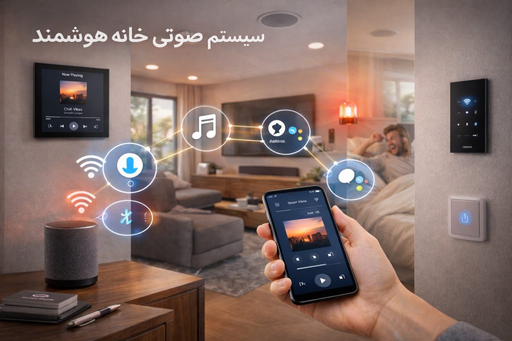 خرید اسپیکر سقفی | قیمت اسپیکر سقفی توکار و هوشمند FG-SOUND✅ 4 اسپیکر سقفی